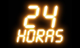 Letrero luminoso de servicio 24 horas